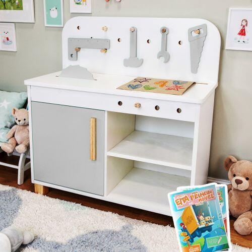 Bancada de Ferramentas Infantil - Eita Casa Perfeita